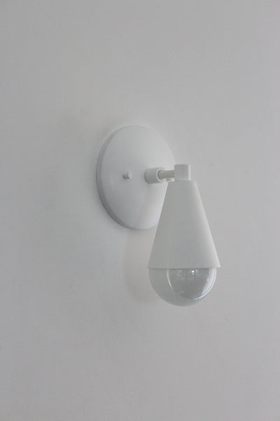 White Uptown Sconce