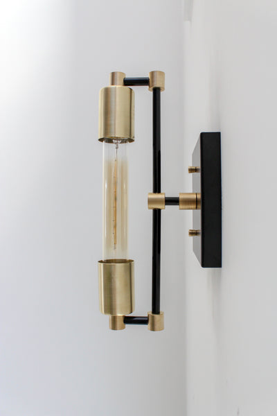 Electric T Banker's Sconce