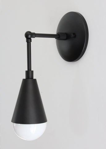 Matte Black Honest Sconce